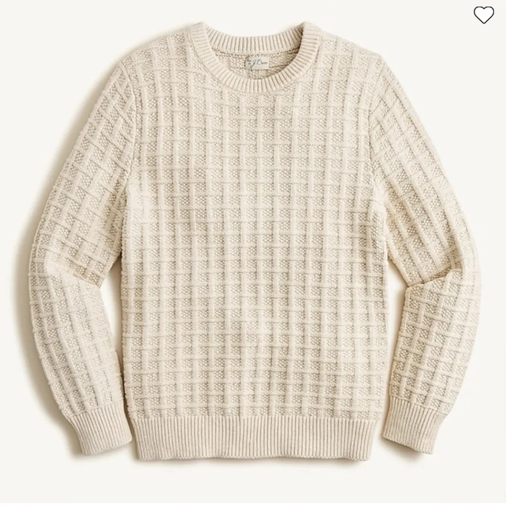JCrew Classic Cream Men's Sweater- Size Large-EUC